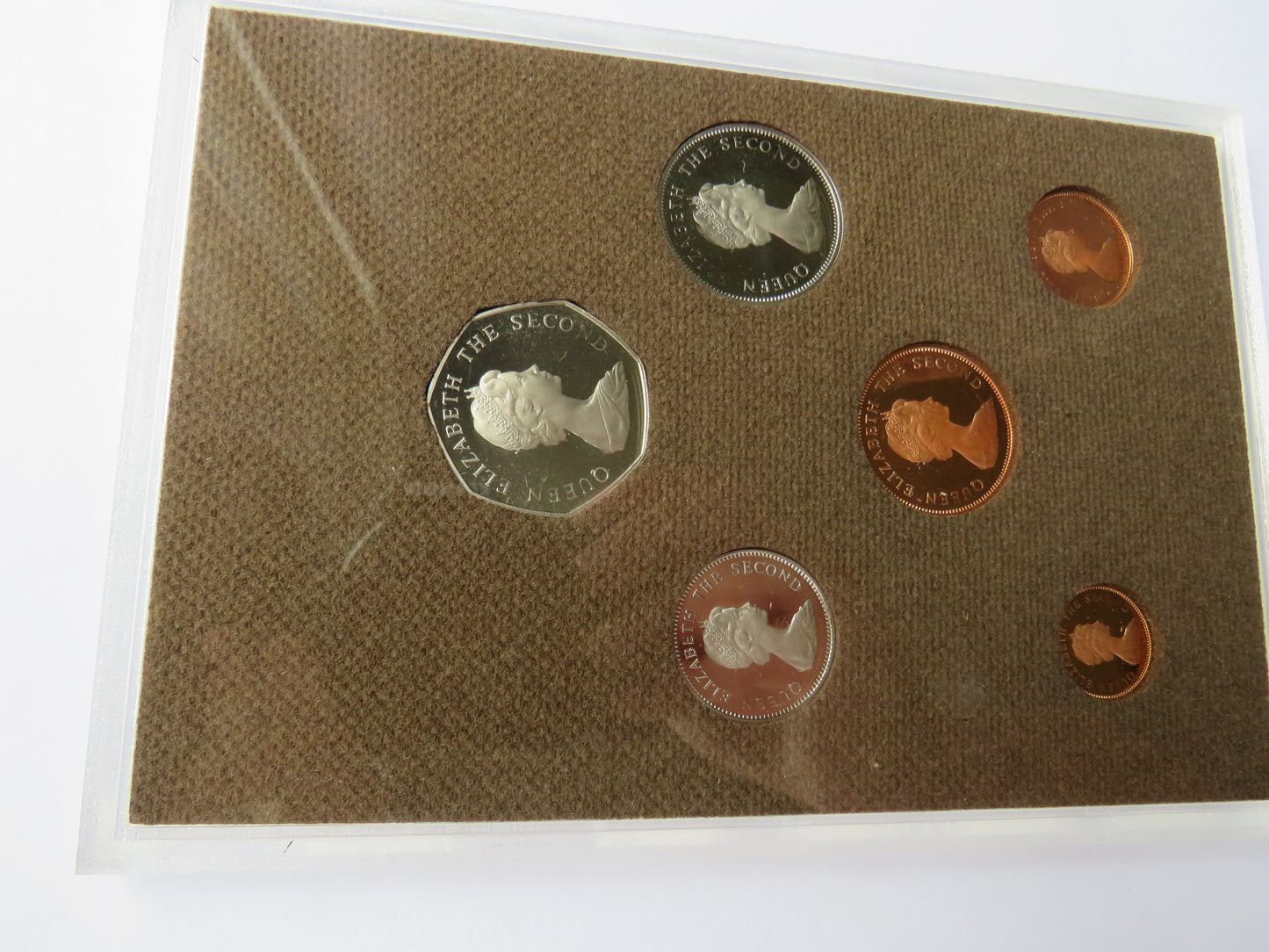 1980 Proof Coinage of the Falkland Islands Cased Coin Set