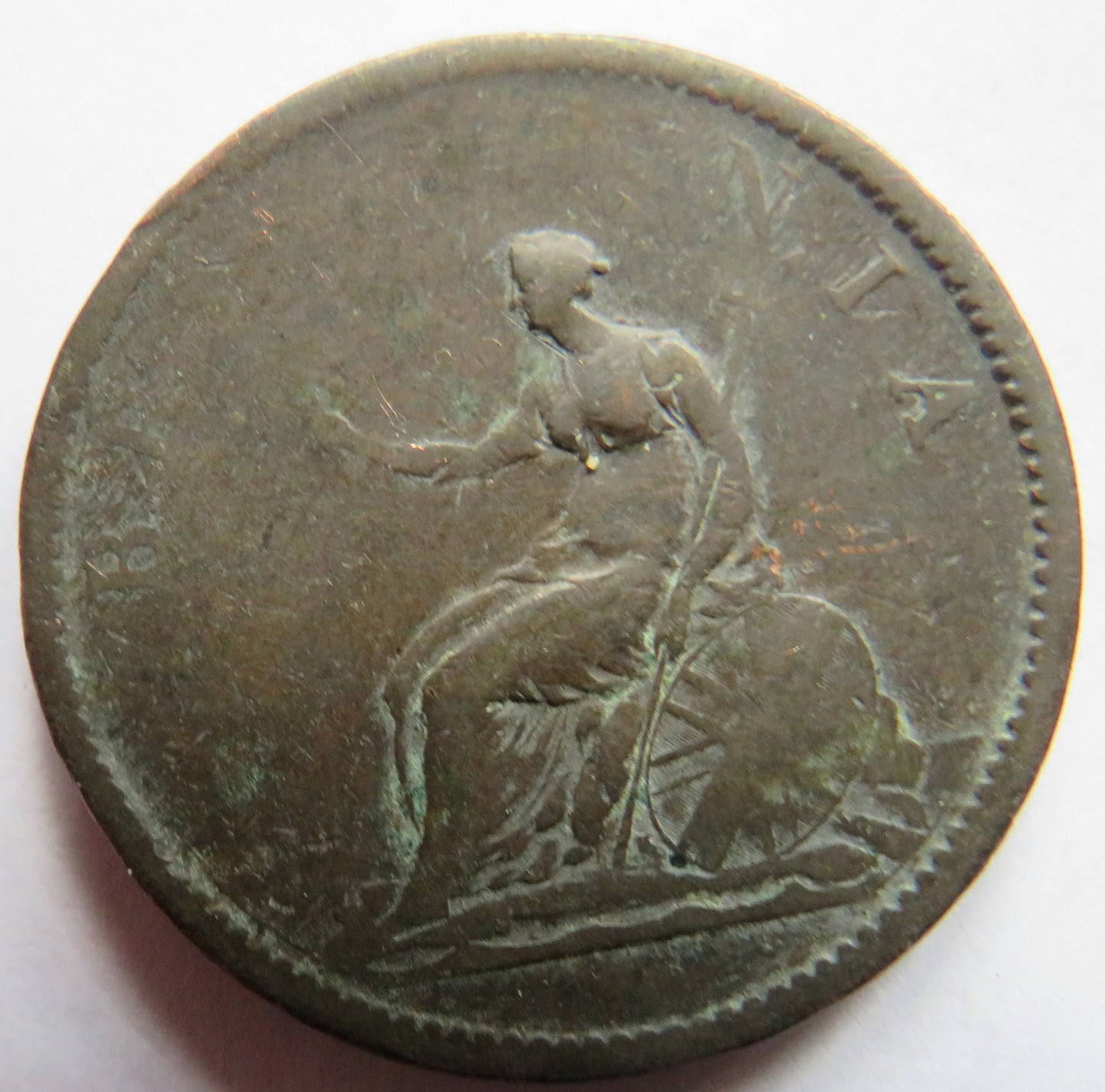 1806 King George III One Penny Coin - Great Britain