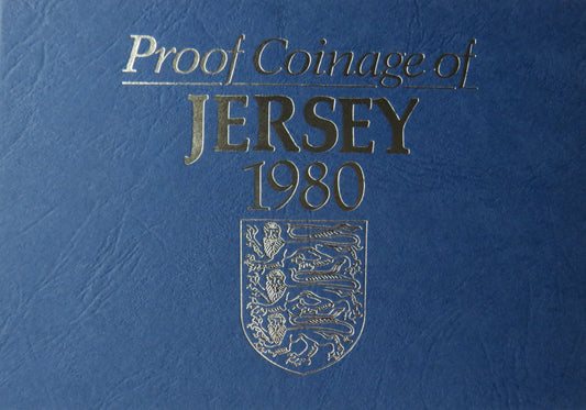 1980 Proof Coinage of Jersey Cased Coin Set