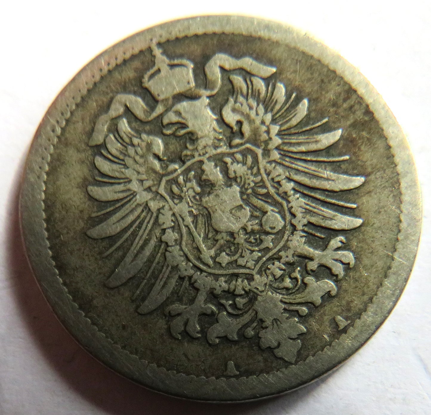 1876-A Germany 10 Pfennig Coin