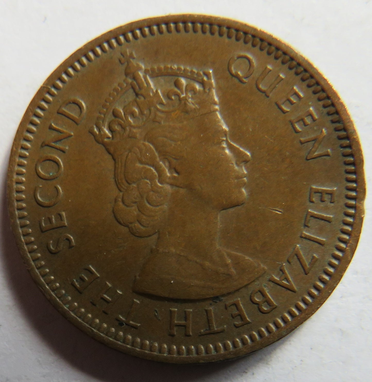 1955 Queen Elizabeth II Cyprus 3 Mils Coin