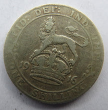 Load image into Gallery viewer, 1916 King George V Silver Shilling Coin - Great Britain
