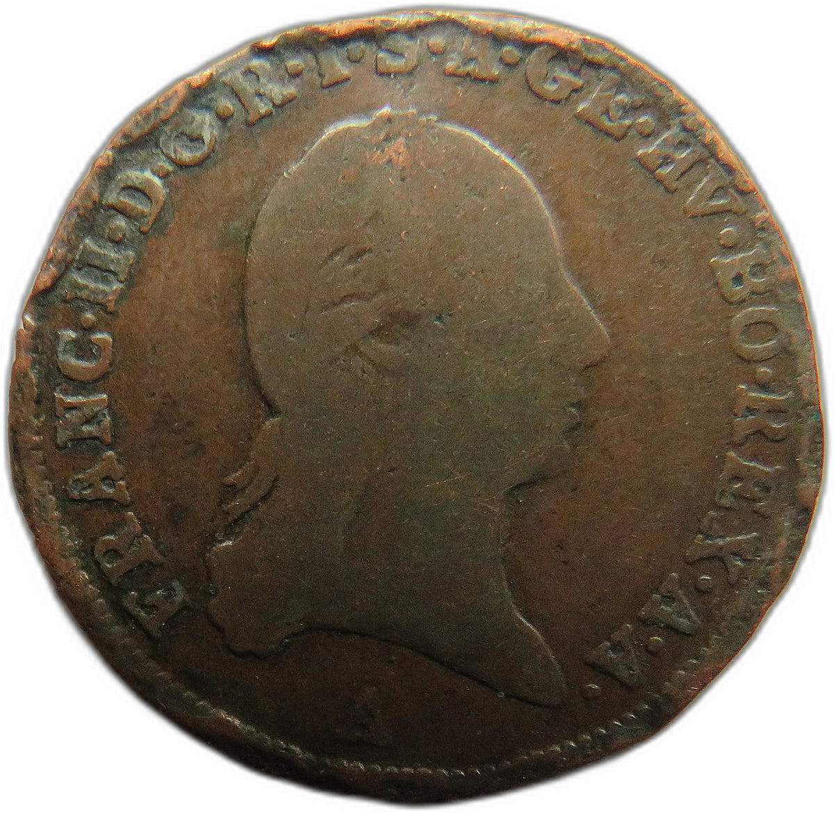 1800-A Austria One Kreuzer Coin