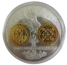 Load image into Gallery viewer, The History of British Coinage The Double Leopard Large Commemorative Medal / Coin
