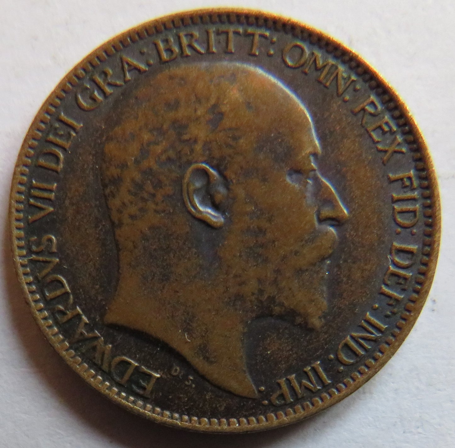 1909 King Edward VII Farthing Coin - Great Britain