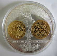 Load image into Gallery viewer, The History of British Coinage The Double Leopard Large Commemorative Medal / Coin
