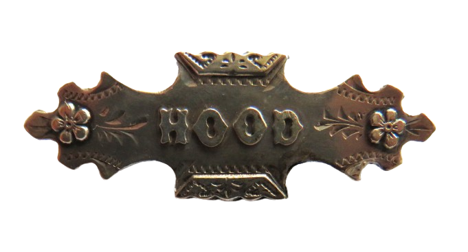 Antique Sterling Silver "Hood" Brooch Hallmarked Chester 1915