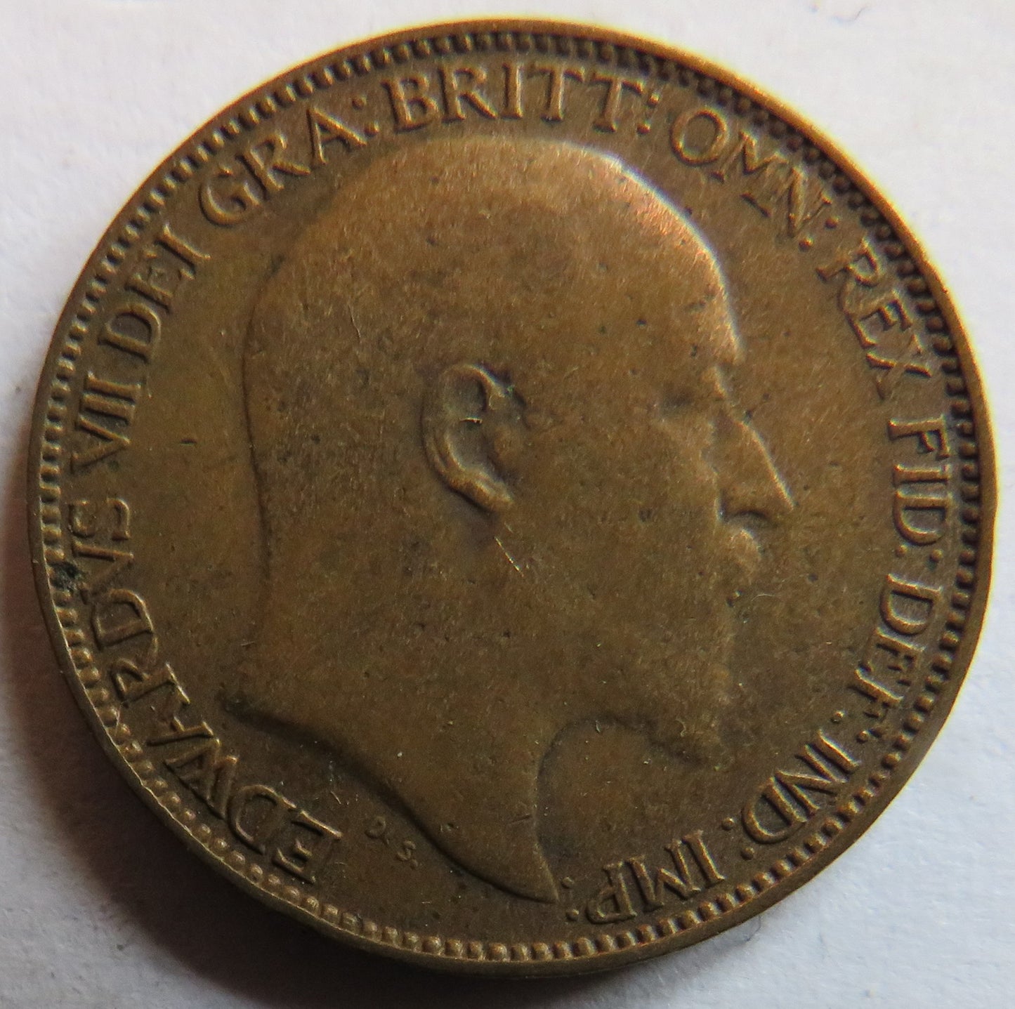 1909 King Edward VII Farthing Coin - Great Britain