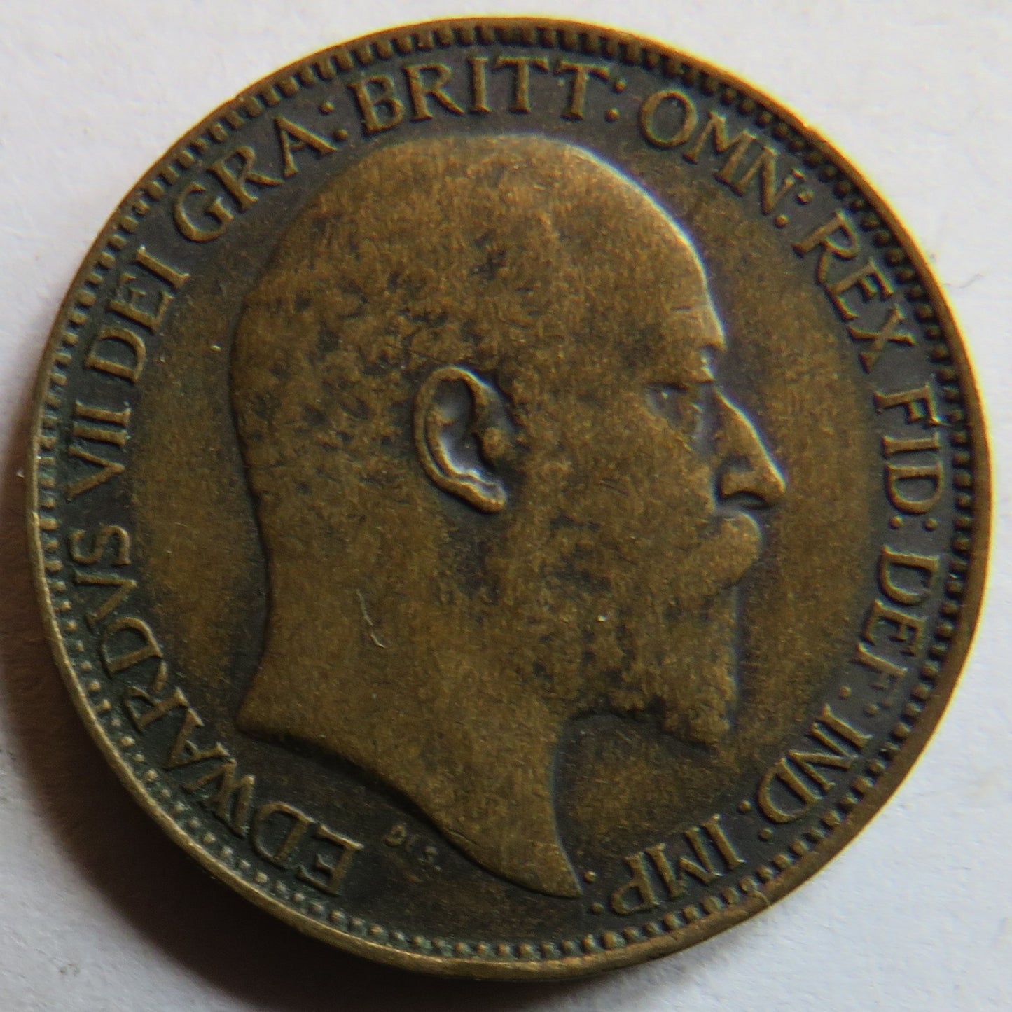1909 King Edward VII Farthing Coin - Great Britain