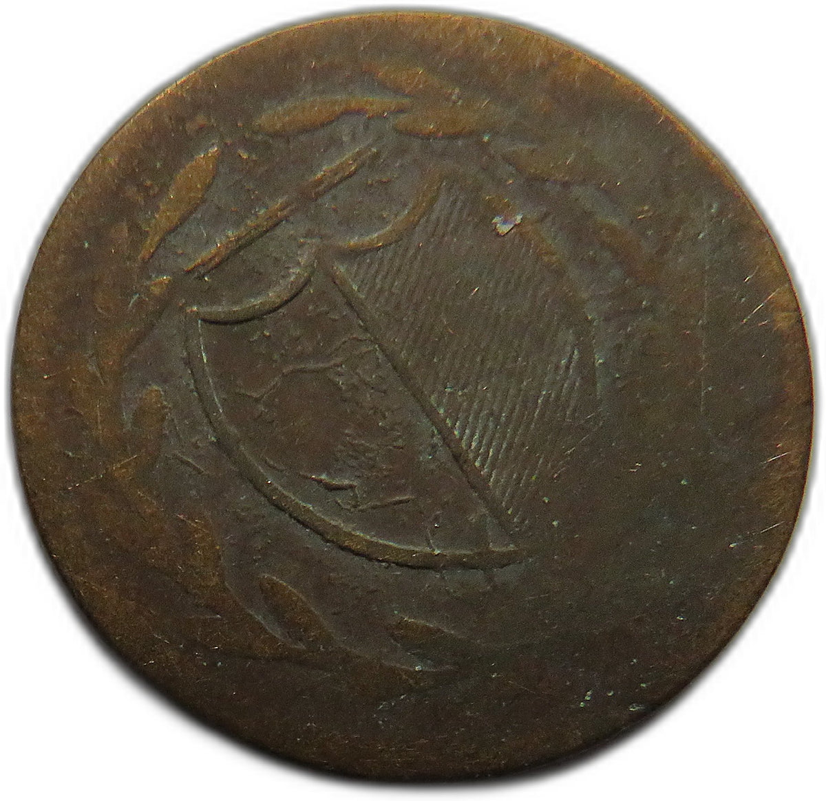 1819 German States Frankfurt Am Main 1 Pfennig Coin