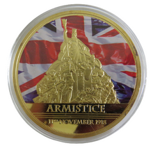 Load image into Gallery viewer, 1914-1918 First World War Armistice Large Commemorative Coin / Medal
