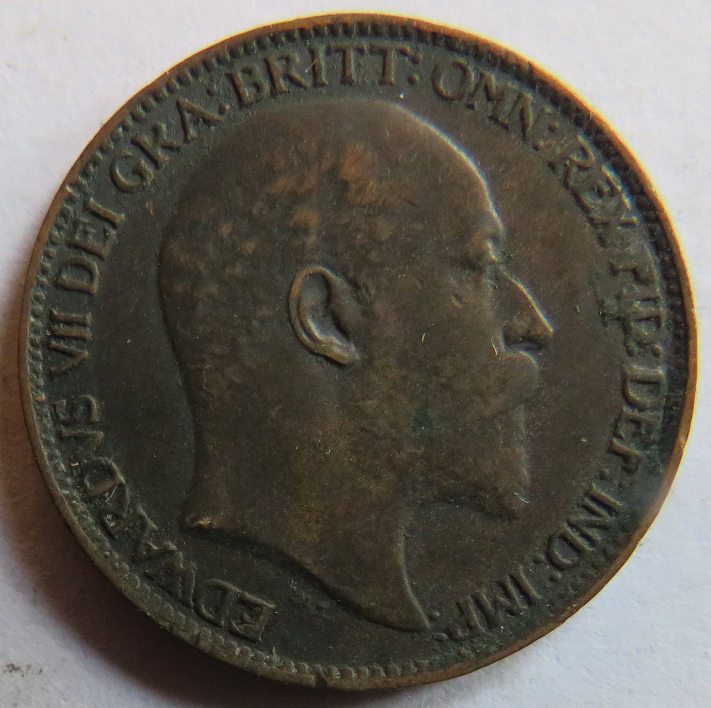 1903 King Edward VII Farthing Coin - Great Britain