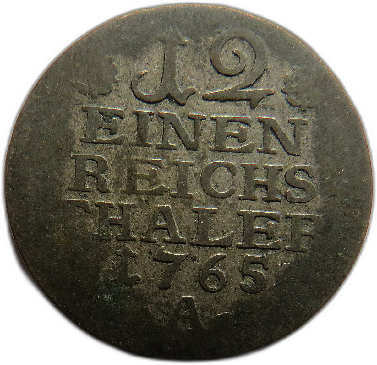 1765-A German States Prussia 1/12 Thaler Coin