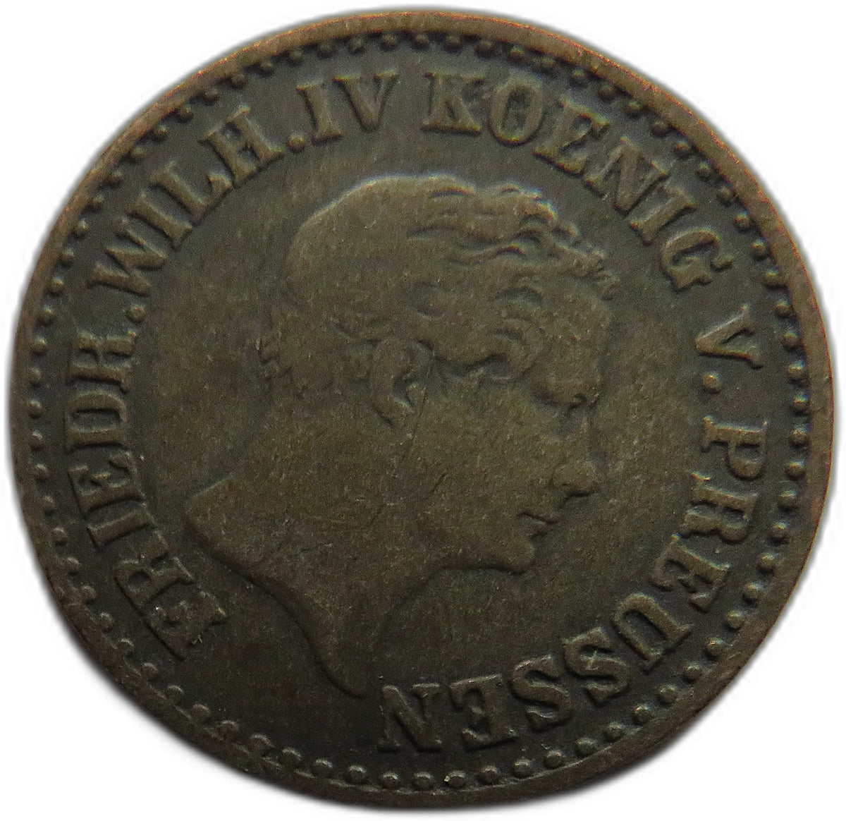 1847-D German States Prussia 1 Silber Groschen Coin
