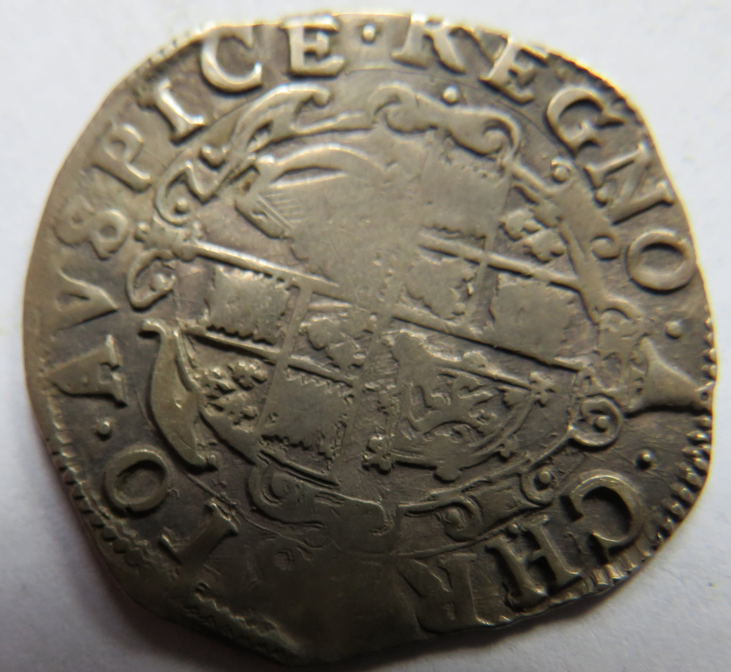 1634-5 Charles I Hammered Silver Shilling Coin Stunning Coin