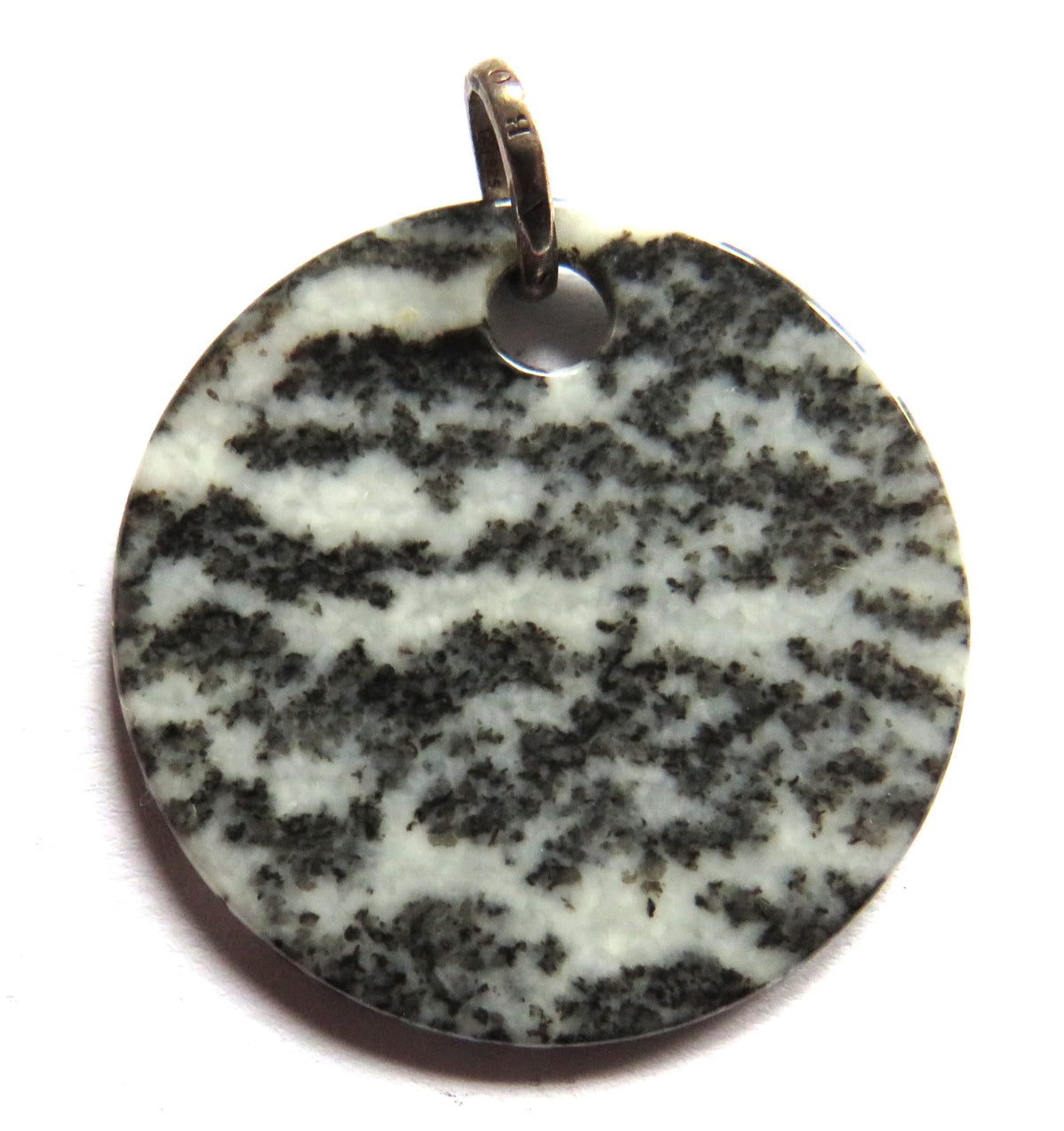 Thomas Sabo Zebra Jasper & Sterling Silver Disc Pendant