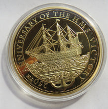 Load image into Gallery viewer, 250th Anniversary of HMS Victory&#39; Commemorative Strike Coin / Medal
