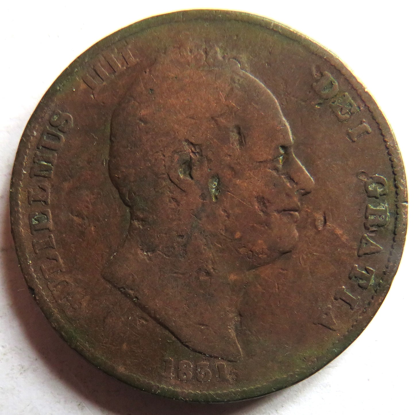 1831 King William IV One Penny Coin - Great Britain
