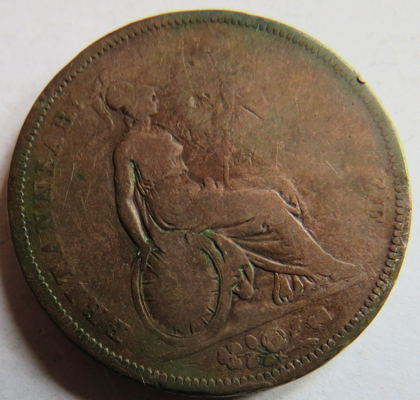 1831 King William IV One Penny Coin - Great Britain