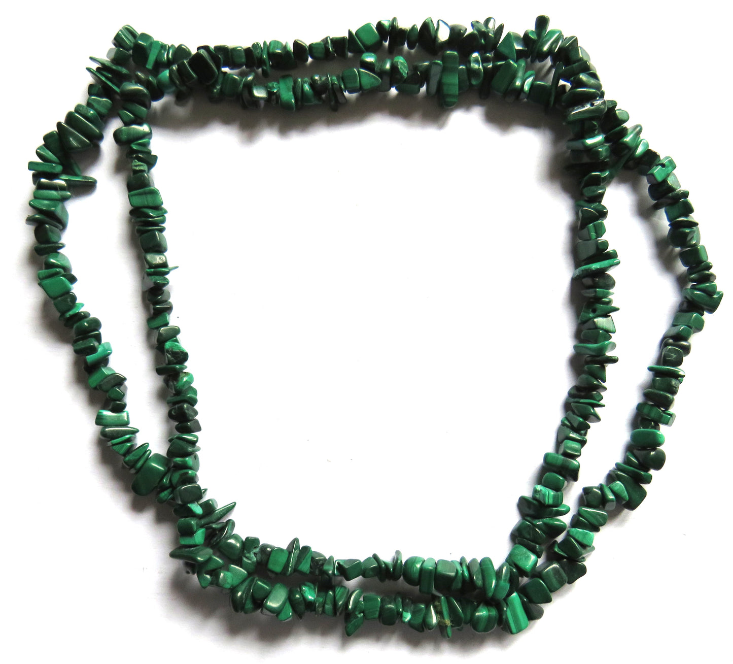Vintage Ladies Malachite Long Necklace