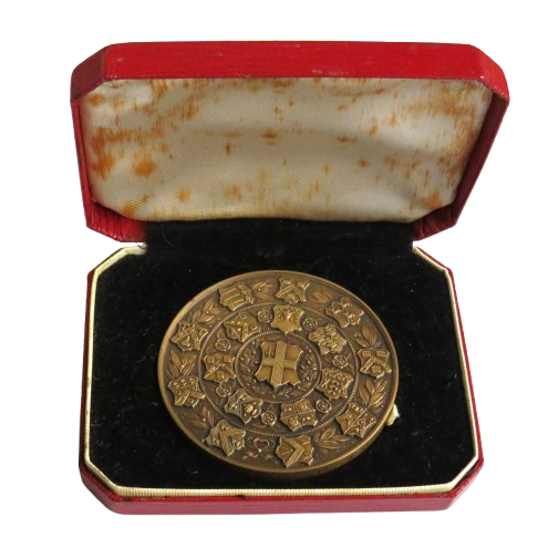 City and Guilds of London Institute Technological Examination Medal Jute Weaving 1962