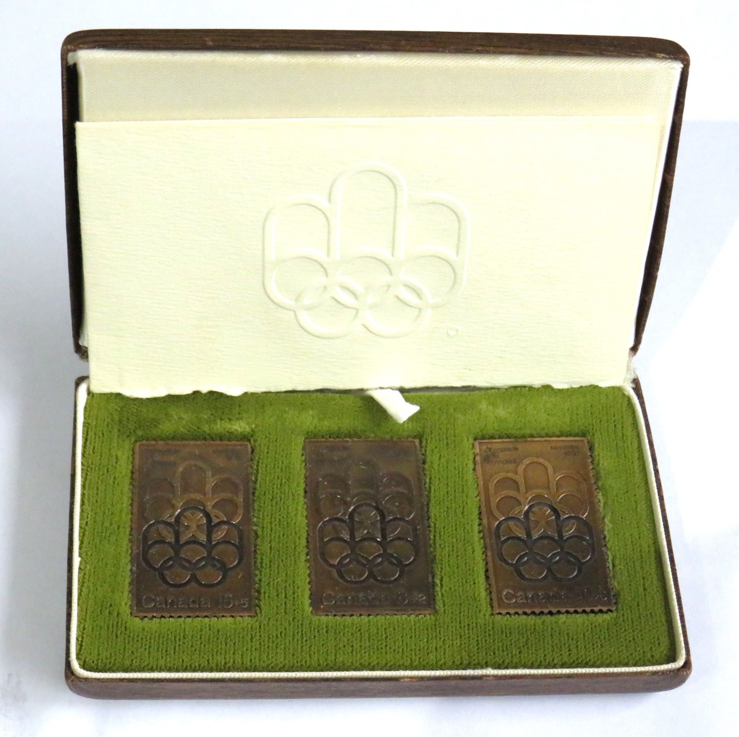 1976 Canada Summer Olympics Limited Edition stamp Sculptures / Medals