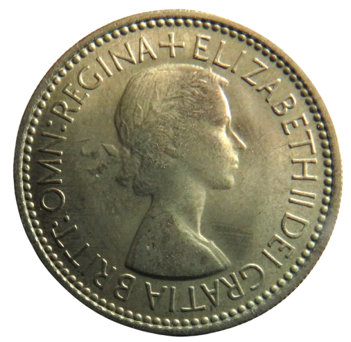 1953 Queen Elizabeth II (Scottish) One Shilling Coin In High Grade