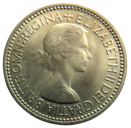 1953 Queen Elizabeth II (Scottish) One Shilling Coin In High Grade