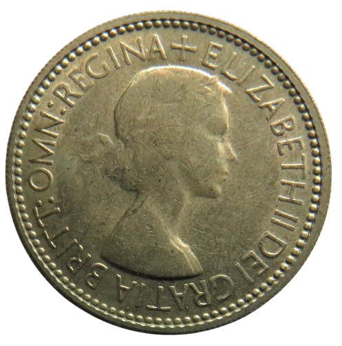 1953 Queen Elizabeth II (Scottish) One Shilling Coin In High Grade