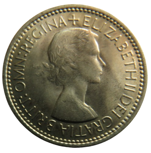 1953 Queen Elizabeth II (Scottish) One Shilling Coin In High Grade