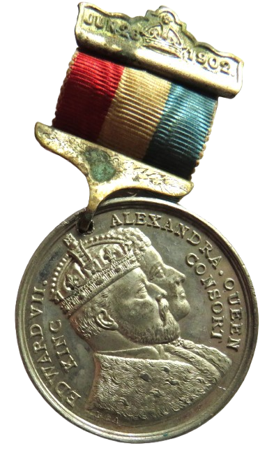 1902 King Edward VII Coronation Medal