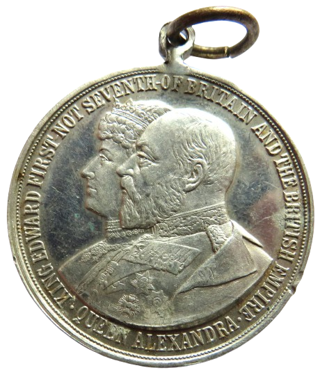 1902 King Edward Coronation Medal "In Defence of Scotland's National Rights and Honour"