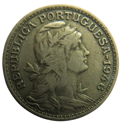 1946 Portugal 50 Centavos Coin