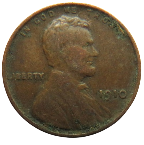 1910 USA Lincoln One Cent Coin