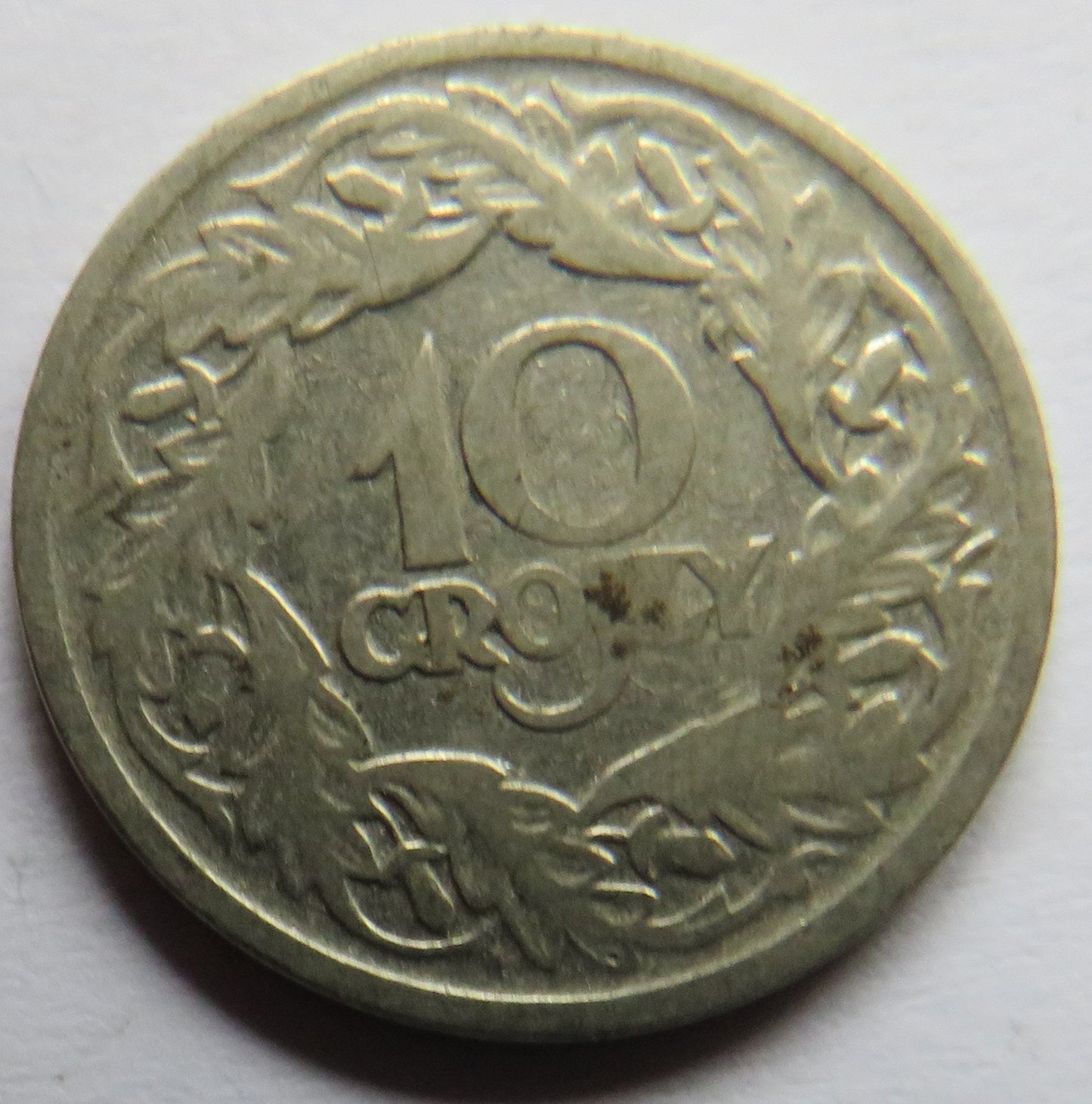1923 Poland 10 Grozny Coin