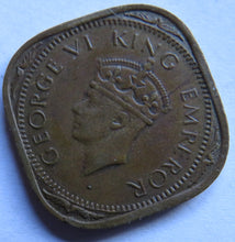 Load image into Gallery viewer, 1942 King George VI India 2 Annas Coin
