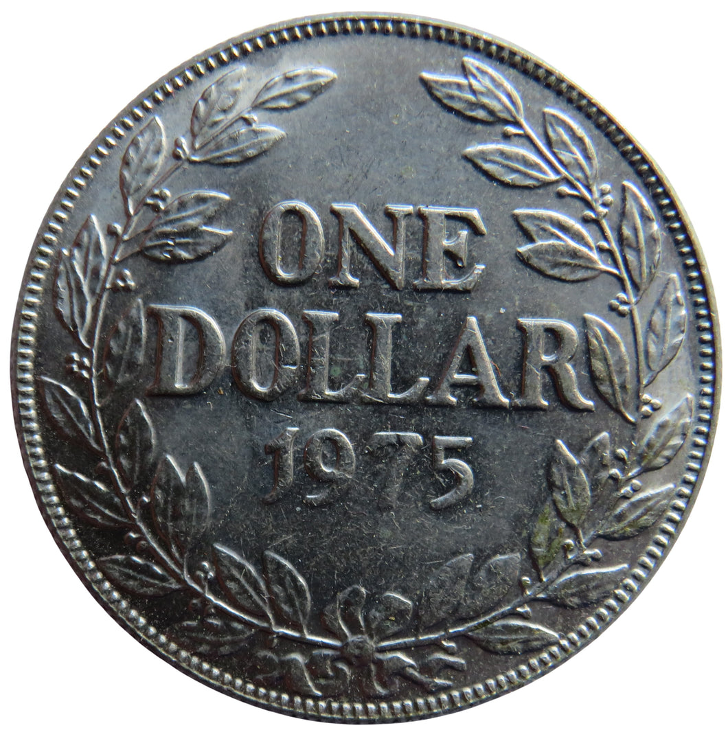 1975 Liberia $1 One Dollar Coin