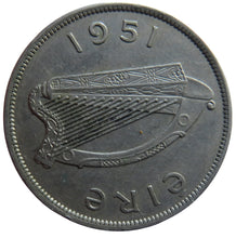 Load image into Gallery viewer, 1951 Ireland Eire Halfcrown Coin
