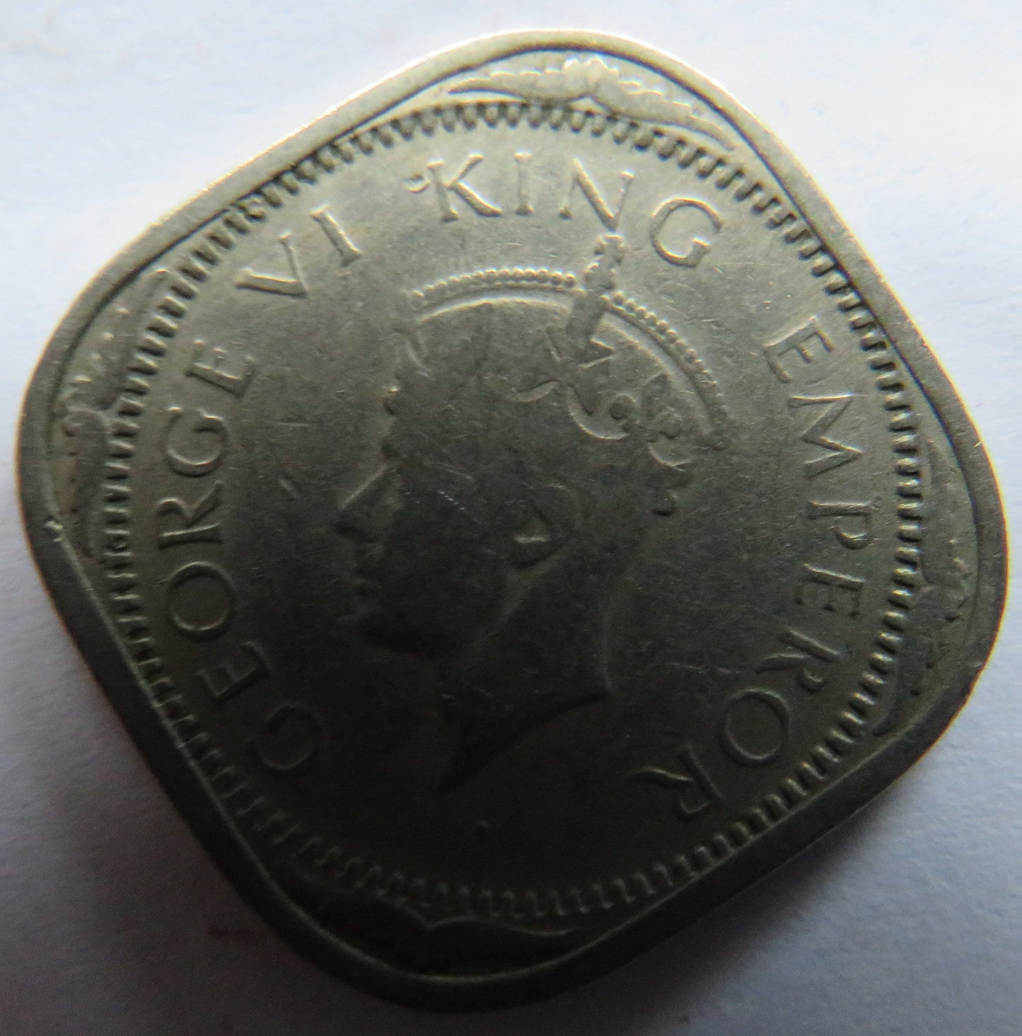 1940 King George VI India 2 Annas Coin
