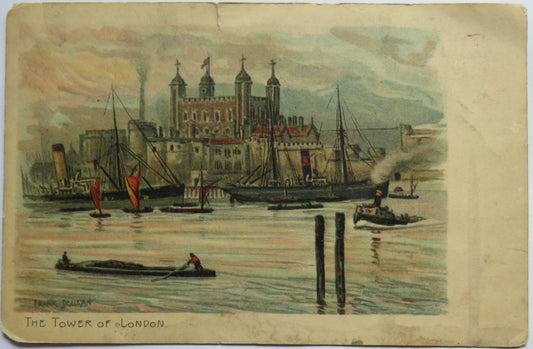 Vintage Postcard of the Tower of London