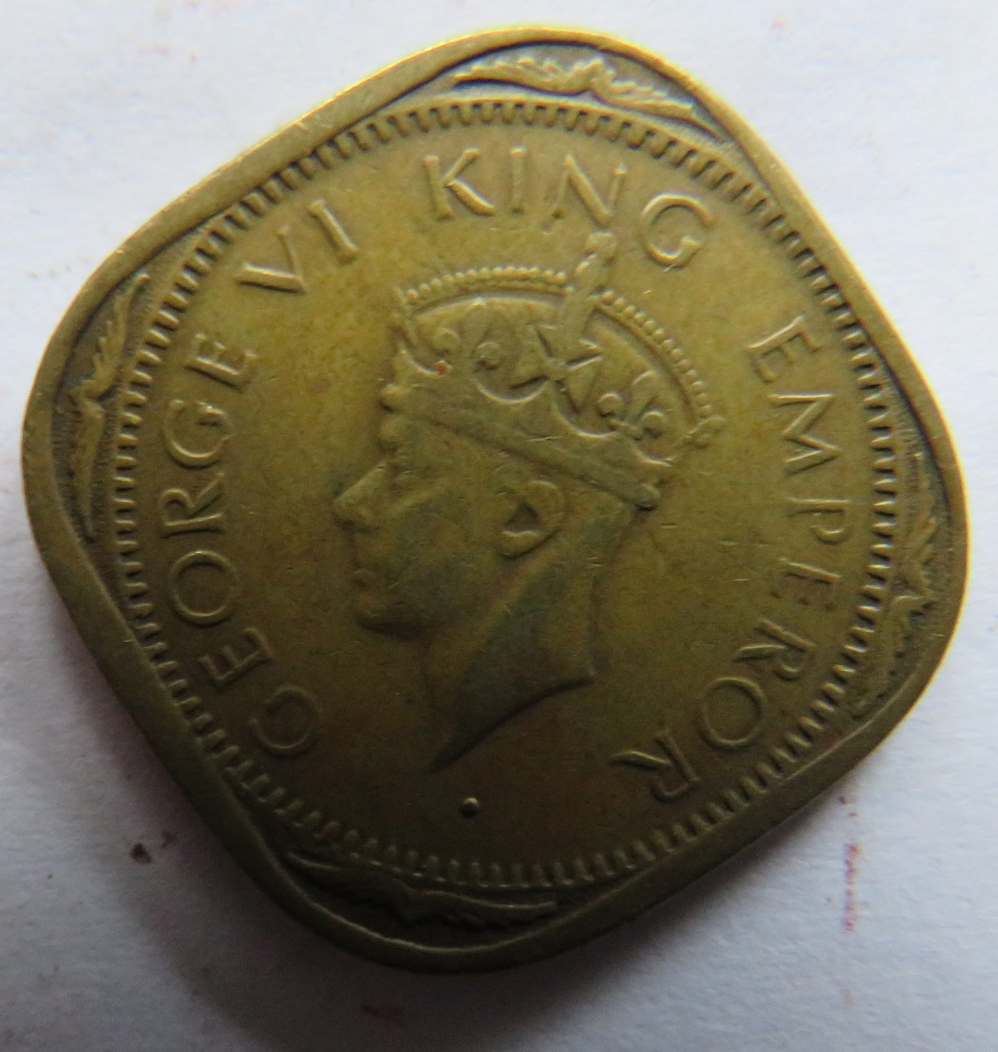 1943 India 2 Annas Coin