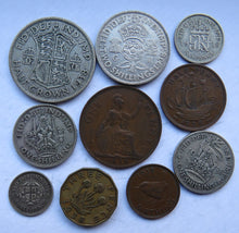 Load image into Gallery viewer, 1938 King George VI 10 Coin Year Set Halfcrown - Farthing Great Britain
