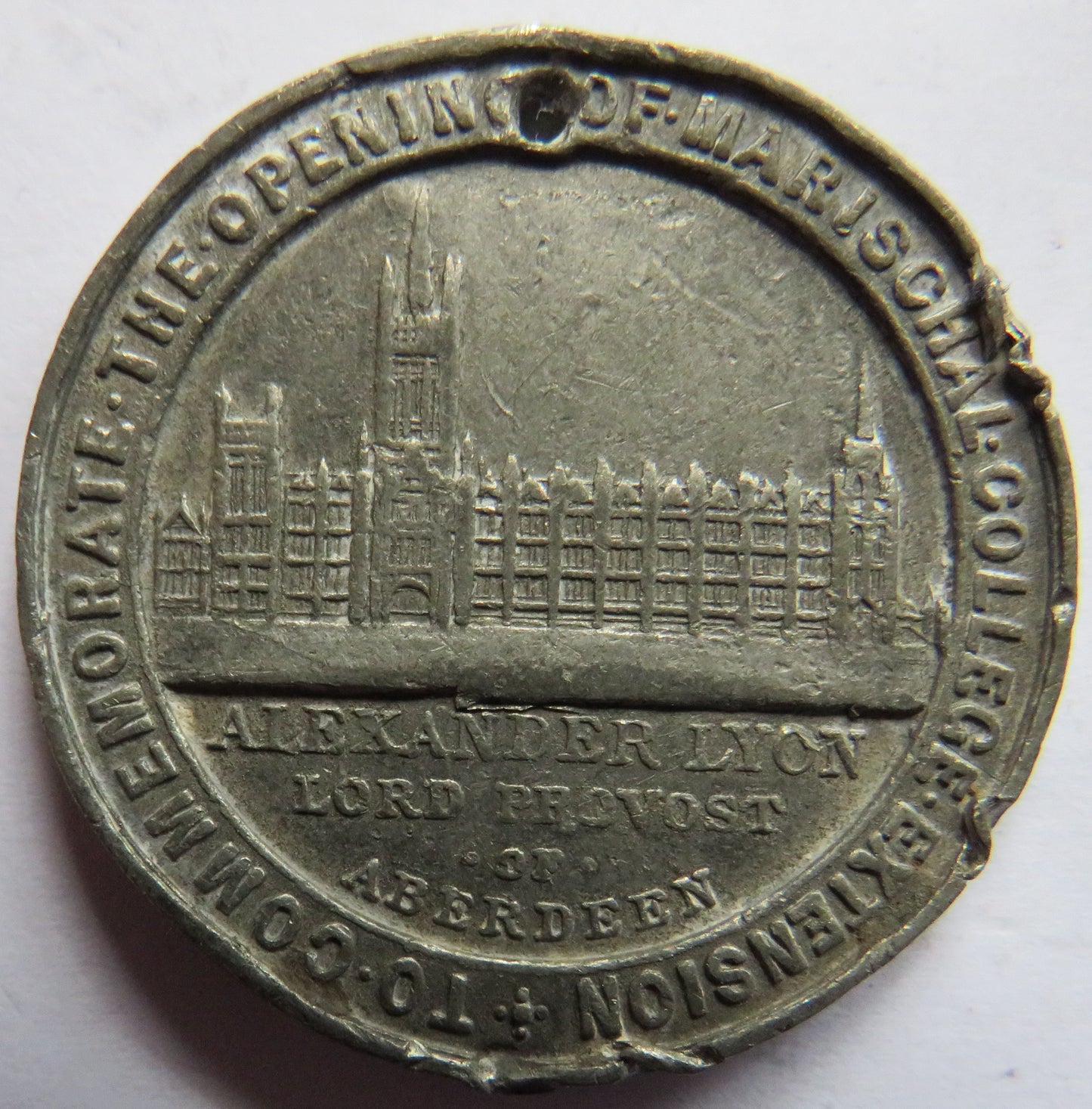 Opening of Marischal College Extension Aberdeen Commemorative Medal