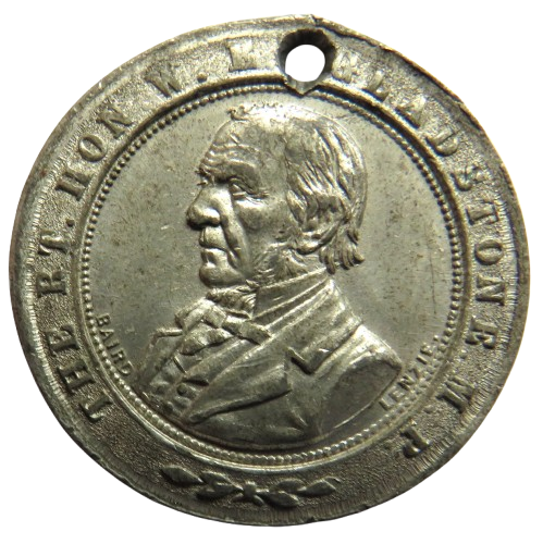 1884 William Gladstone Commemorative Medal Commemorative of Franchise Demonstration