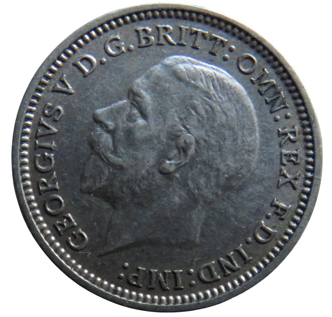 1931 King George V Silver Threepence Coin In Higher Grade