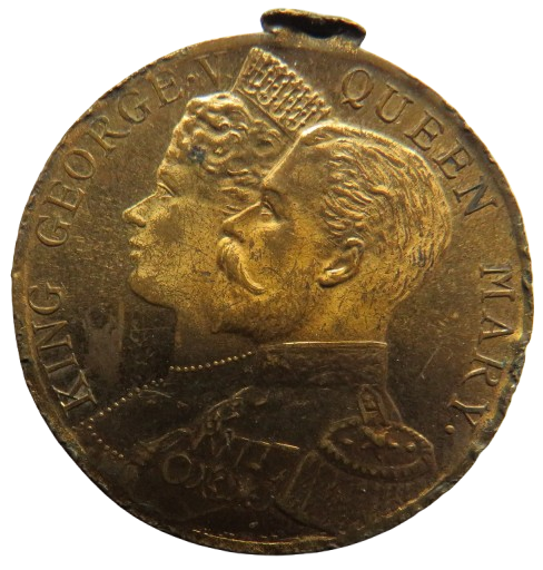 To Commemorate Visit to Dundee 1914 King George V Commemorative Medal