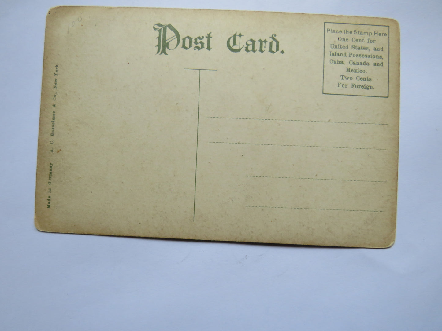 Vintage Shipping Postcard of Chester W Chapin