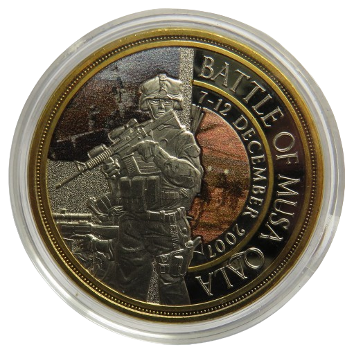 Historic Battles of our Time Commemorative Coin Battle of Musa Qala – J ...