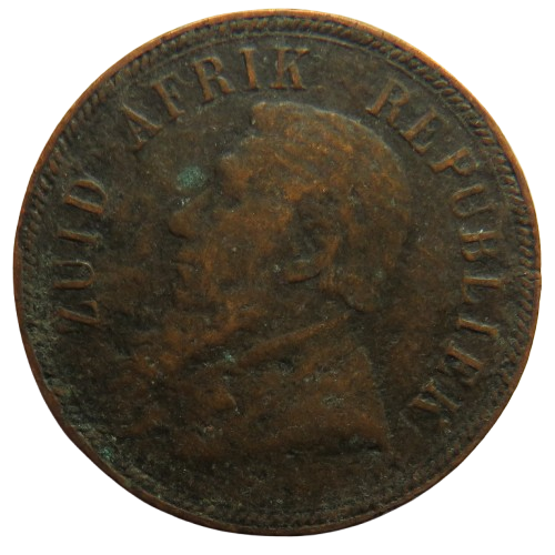 1898 South Africa One Penny Coin