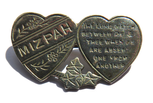 Antique Sterling Silver "Mizpah" Brooch